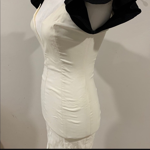 Nasty Gal Black and White Cocktail Dress - Picture 4 of 6